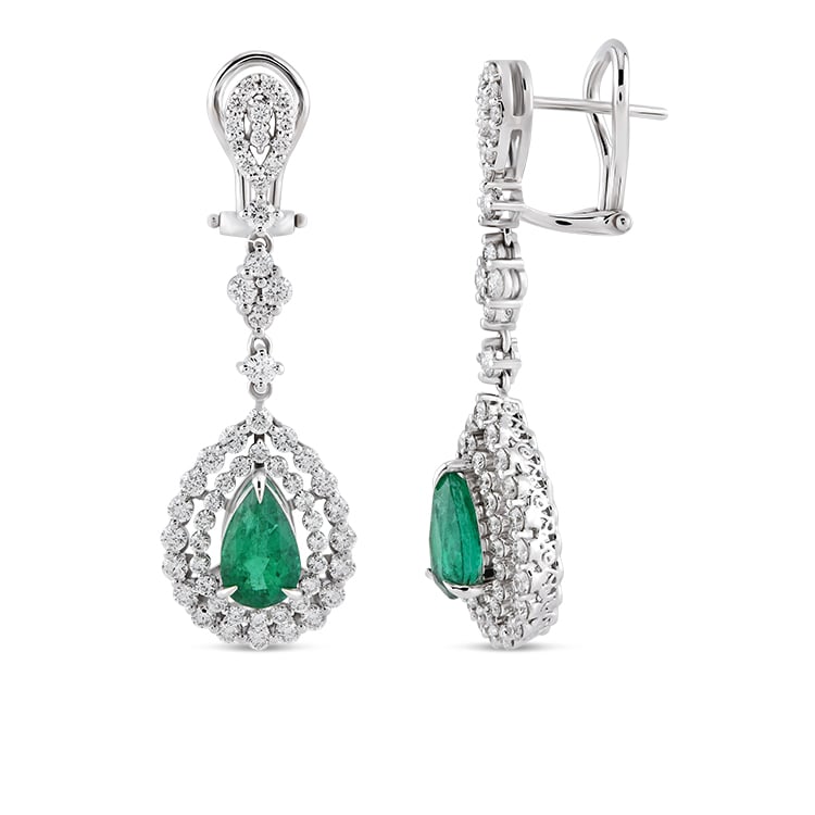 Gemstone earrings